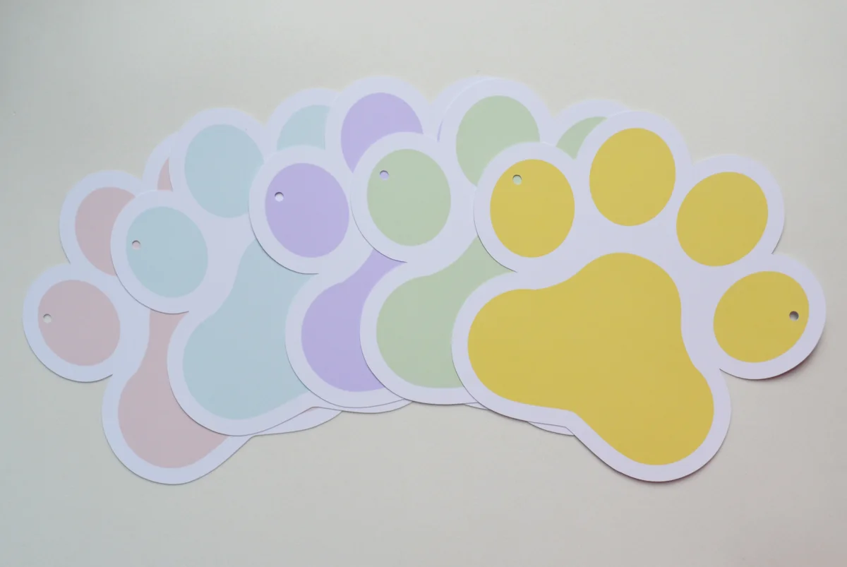 Varal Decorativo Patinhas Pet - Imagem 1