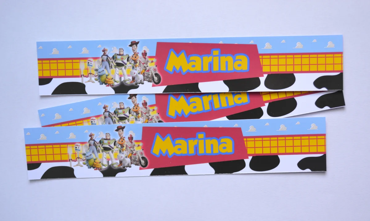 Adesivo garrafinha de Água Toy Story - Imagem 1