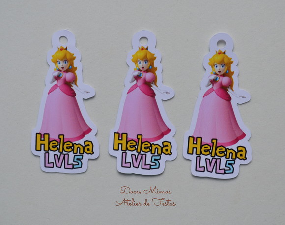 Tag Princesa Peach Super Mario Bros - Imagem 2
