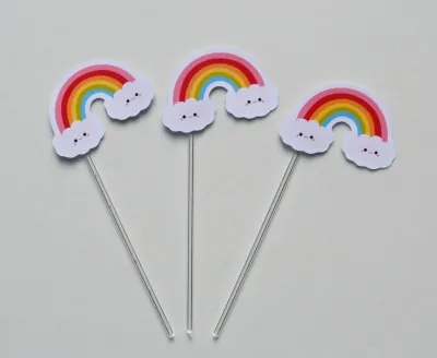 Topper para Doces Arco-iris