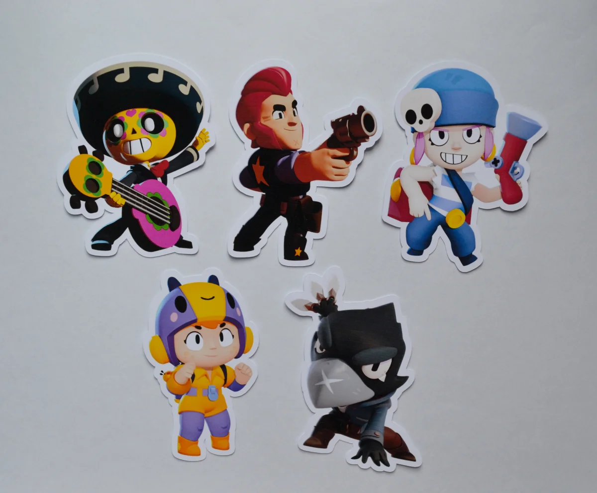 Aplique Tubete Brawl Stars - 20 unidades - Imagem 1