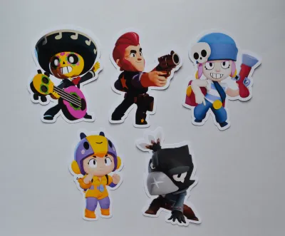 Aplique Tubete Brawl Stars - 20 unidades