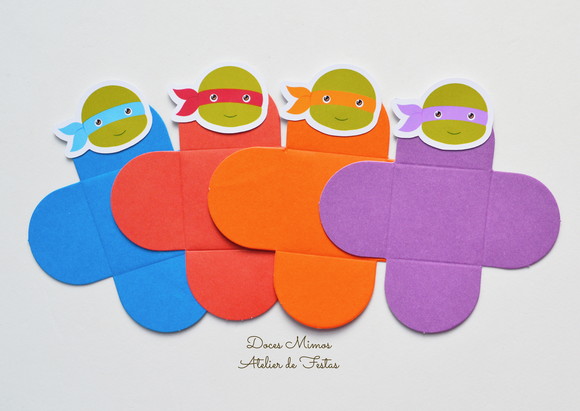 Forminhas Tartarugas Ninja