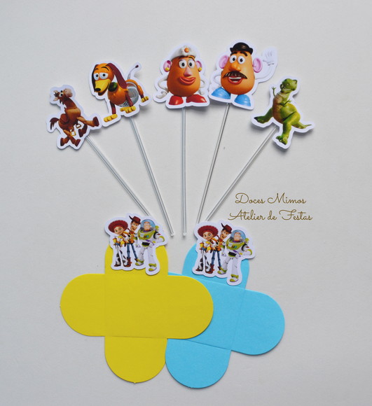 Toy Story Combo de Forminhas + Toppers