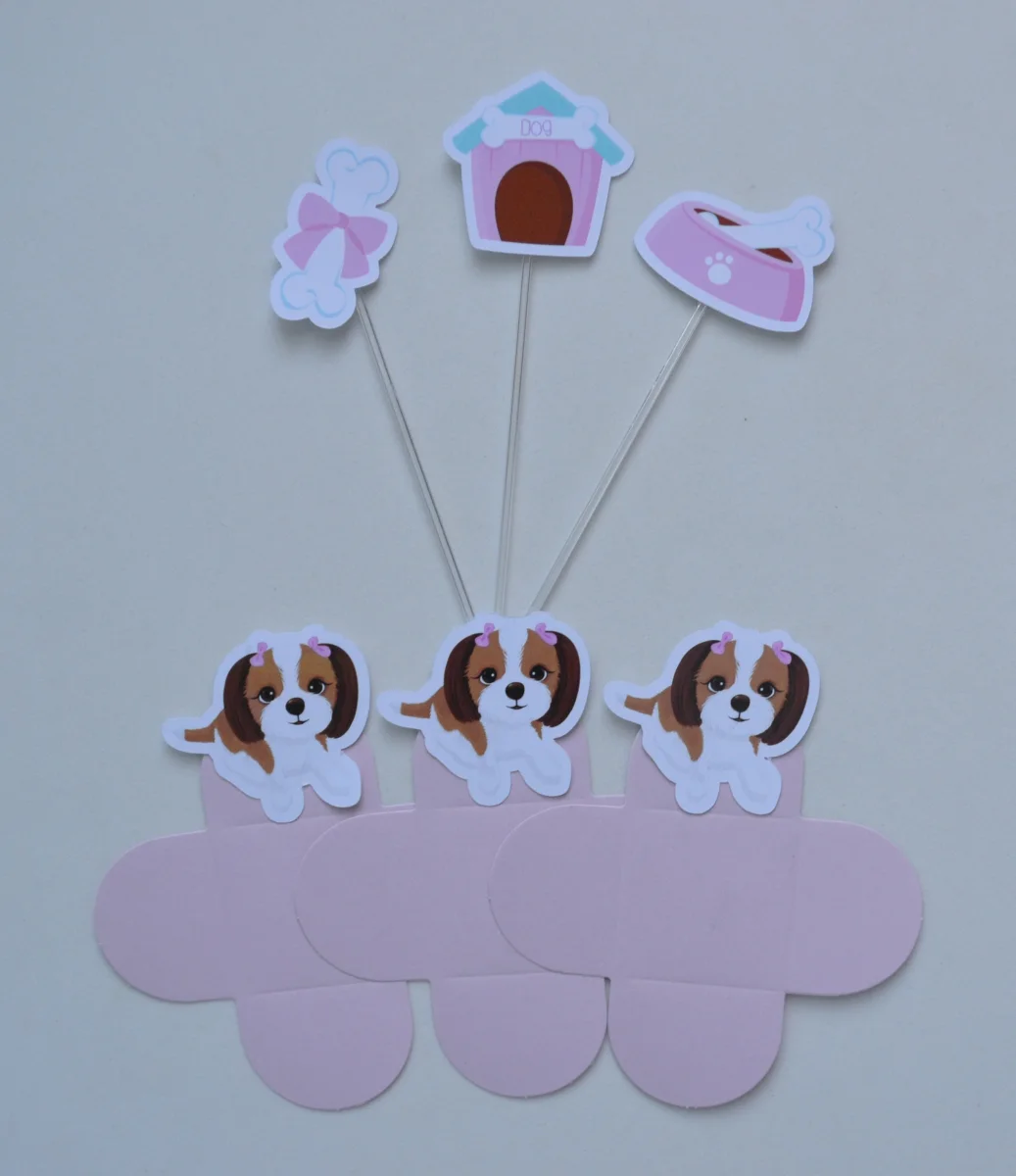 Kit Festa personalizada Pet - Cachorrinho - Imagem 4