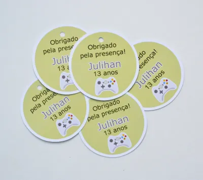 Tag lembrancinha XBox