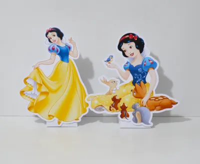 Totem de Mesa Branca de Neve