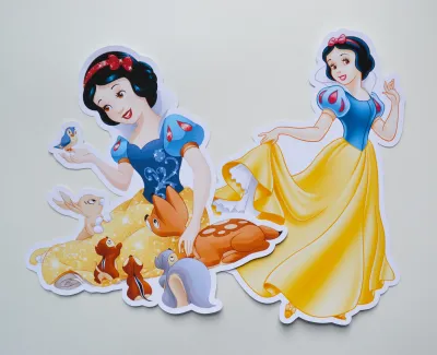 Branca de Neve decoração de parede