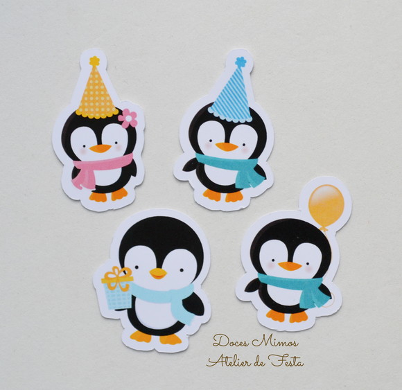 Apliques Pinguim - Imagem 2