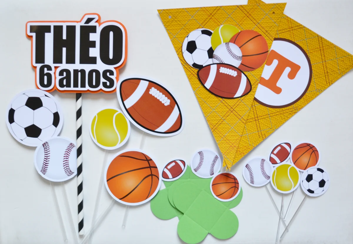 Kit Festa personalizada Bolas Esportivas