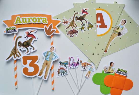 Kit Festa personalizada Dino Dana