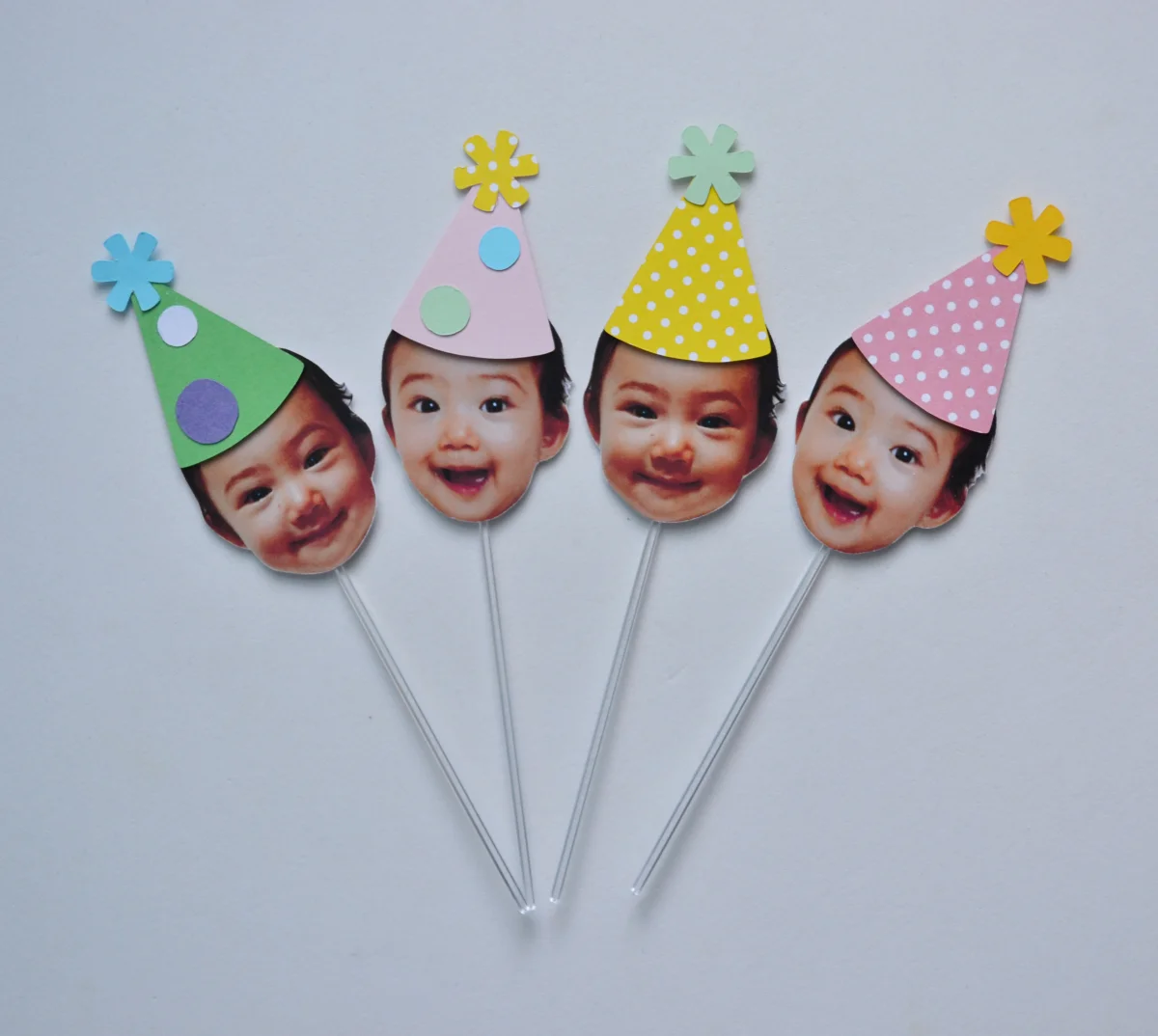 Topper rostinhos com Chapeuzinho de festa (12 Unidades) - Imagem 8