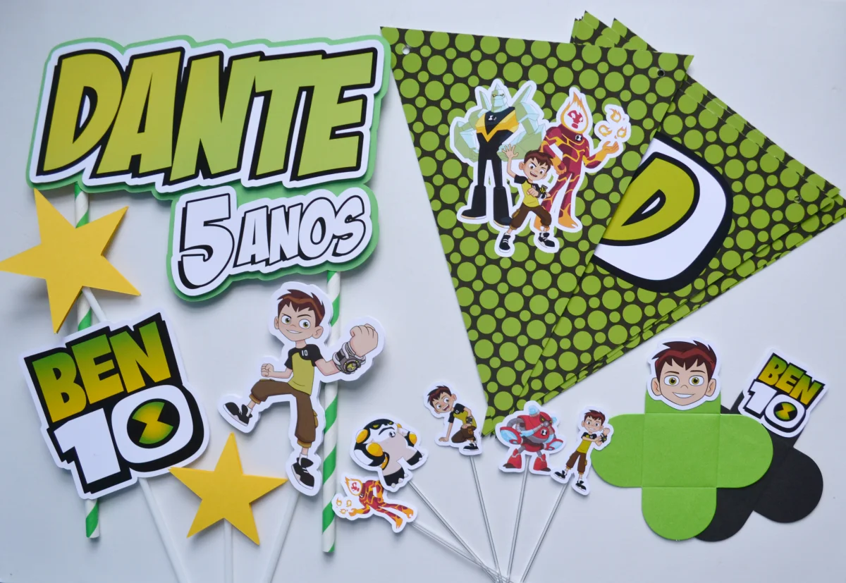 Kit Festa personalizada Ben 10 - Imagem 1