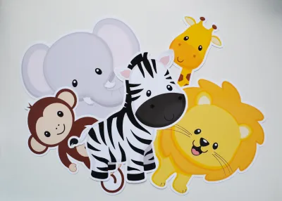 Safari decoração de parede