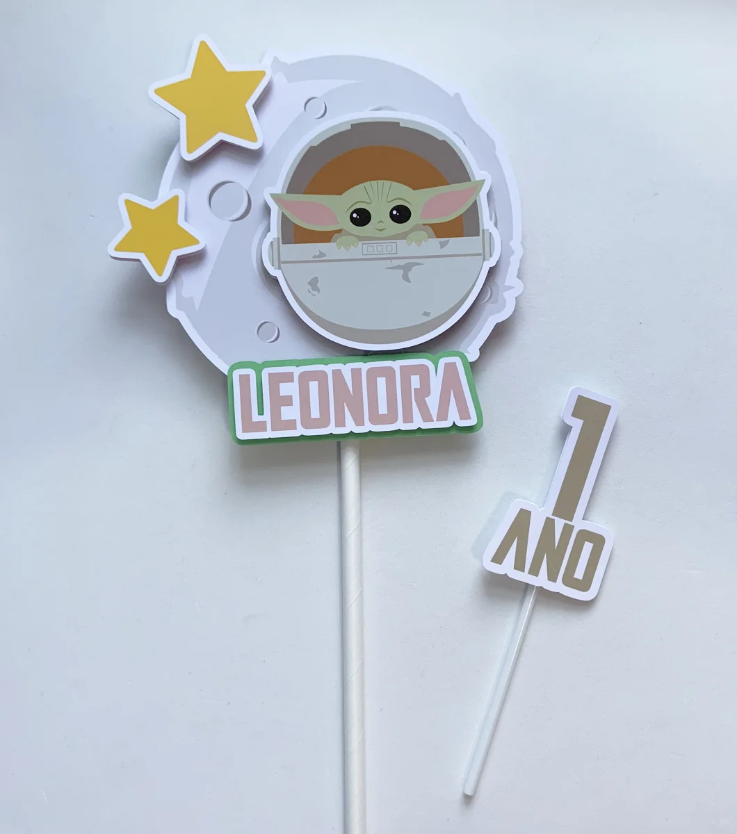 Kit Festa personalizada Baby Yoda - Imagem 6