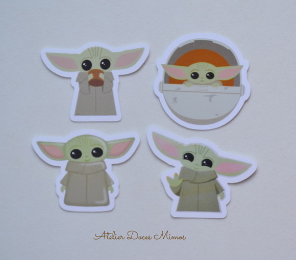 Apliques Baby Yoda (star Wars)