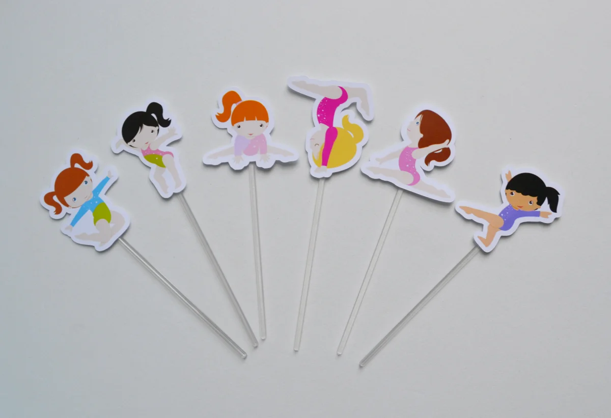Topper de Doces Ginástica Olímpica - Imagem 1