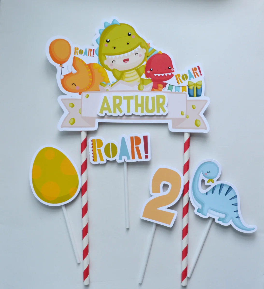 Kit Festa personalizada Dino Baby - Imagem 3