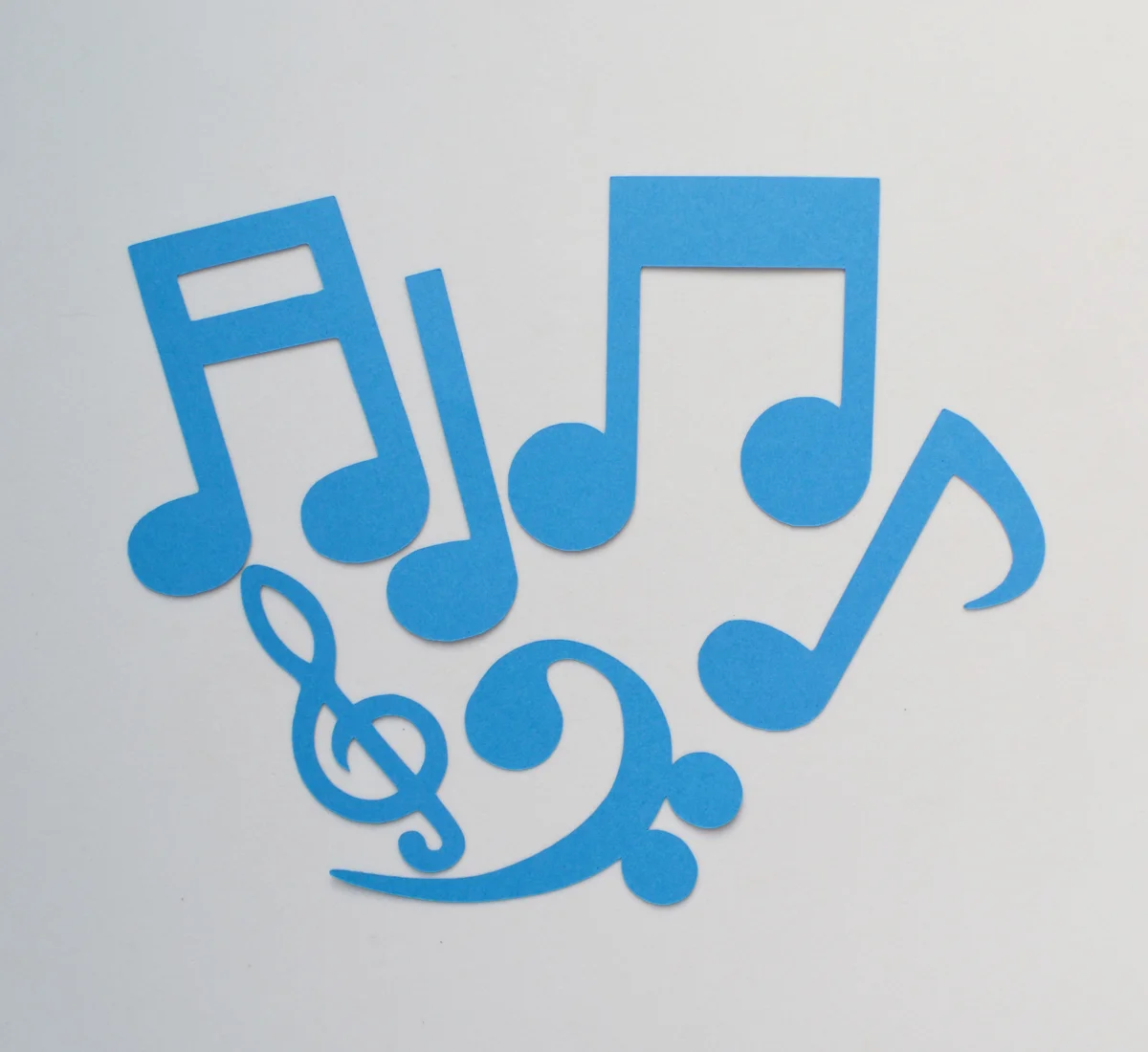 Varal Decorativo Notas Musicais (8 Notas) - Imagem 2