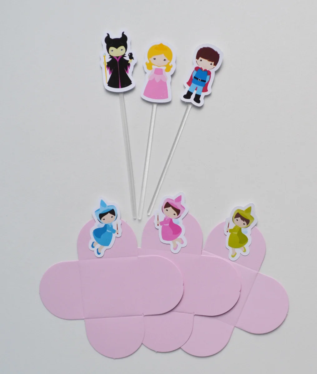 Kit Festa personalizada Bela Adormecida - Princesa Aurora - Imagem 5