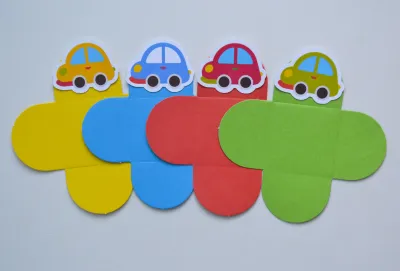 Forminhas Carrinhos Coloridos