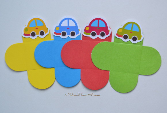 Forminhas Carrinhos Coloridos - Imagem 3