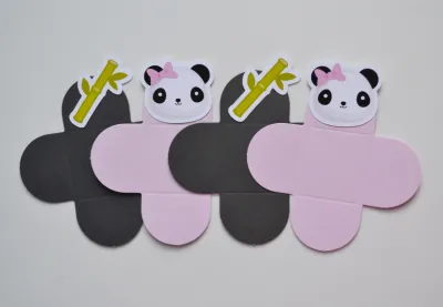 Forminhas Panda Rosa