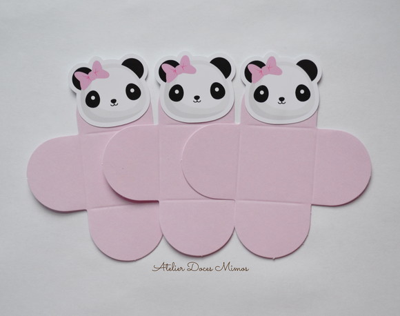 Forminhas Panda Rosa