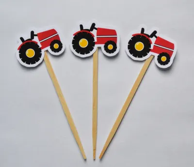 Topper de Doces Trator (30 Unidades)