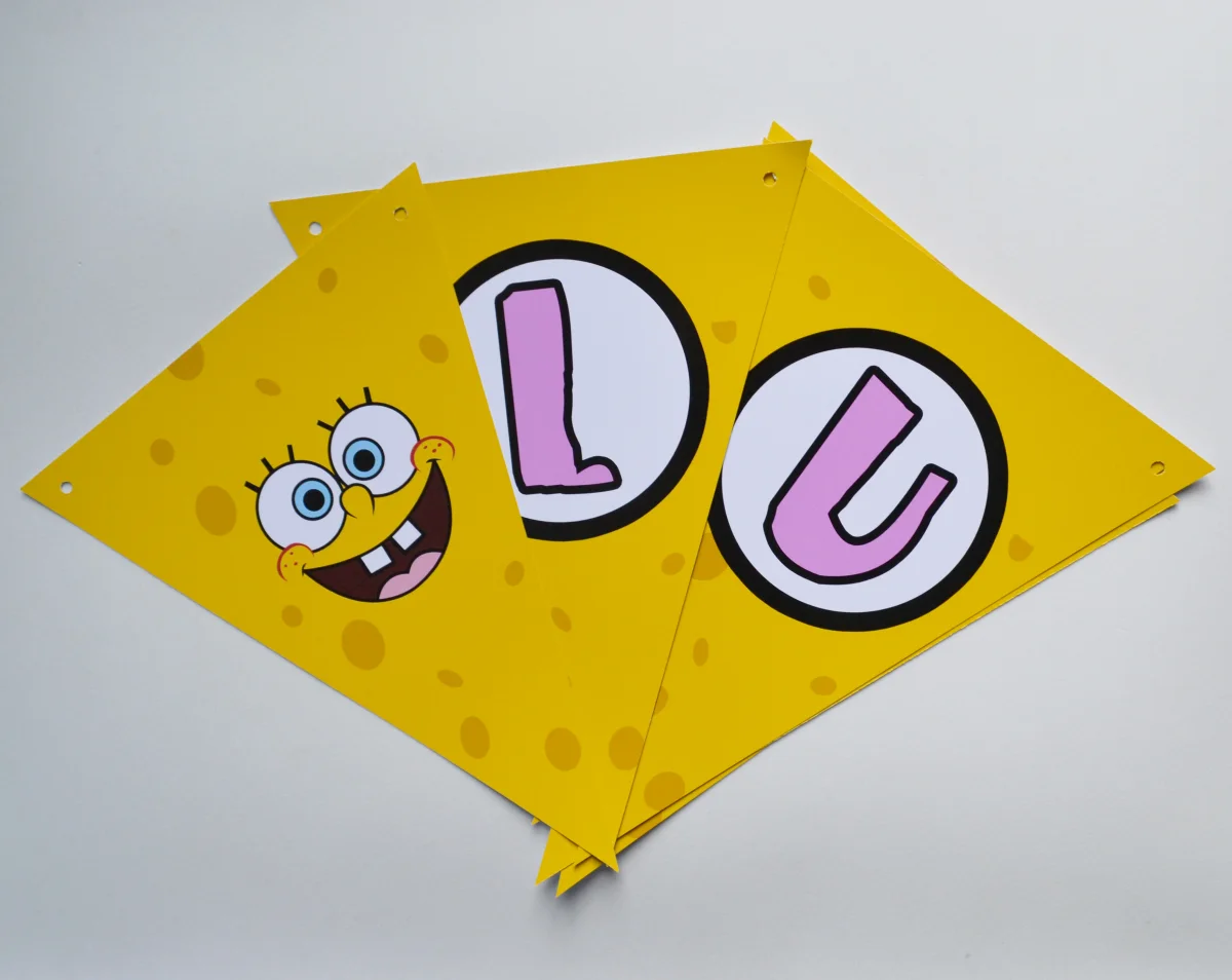 Kit Festa personalizada Bob Esponja - Imagem 7
