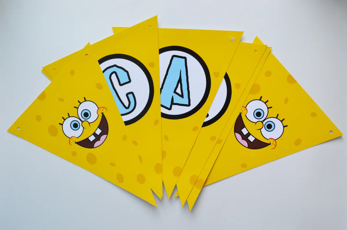 Kit Festa personalizada Bob Esponja - Imagem 3