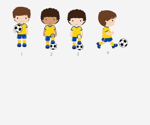 Topo de Bolo Futebol - Imagem 2