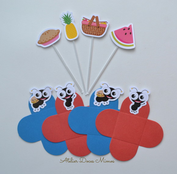 Picnic Combo Forminhas + Toppers