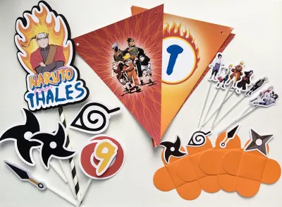 Kit Festa personalizada Naruto