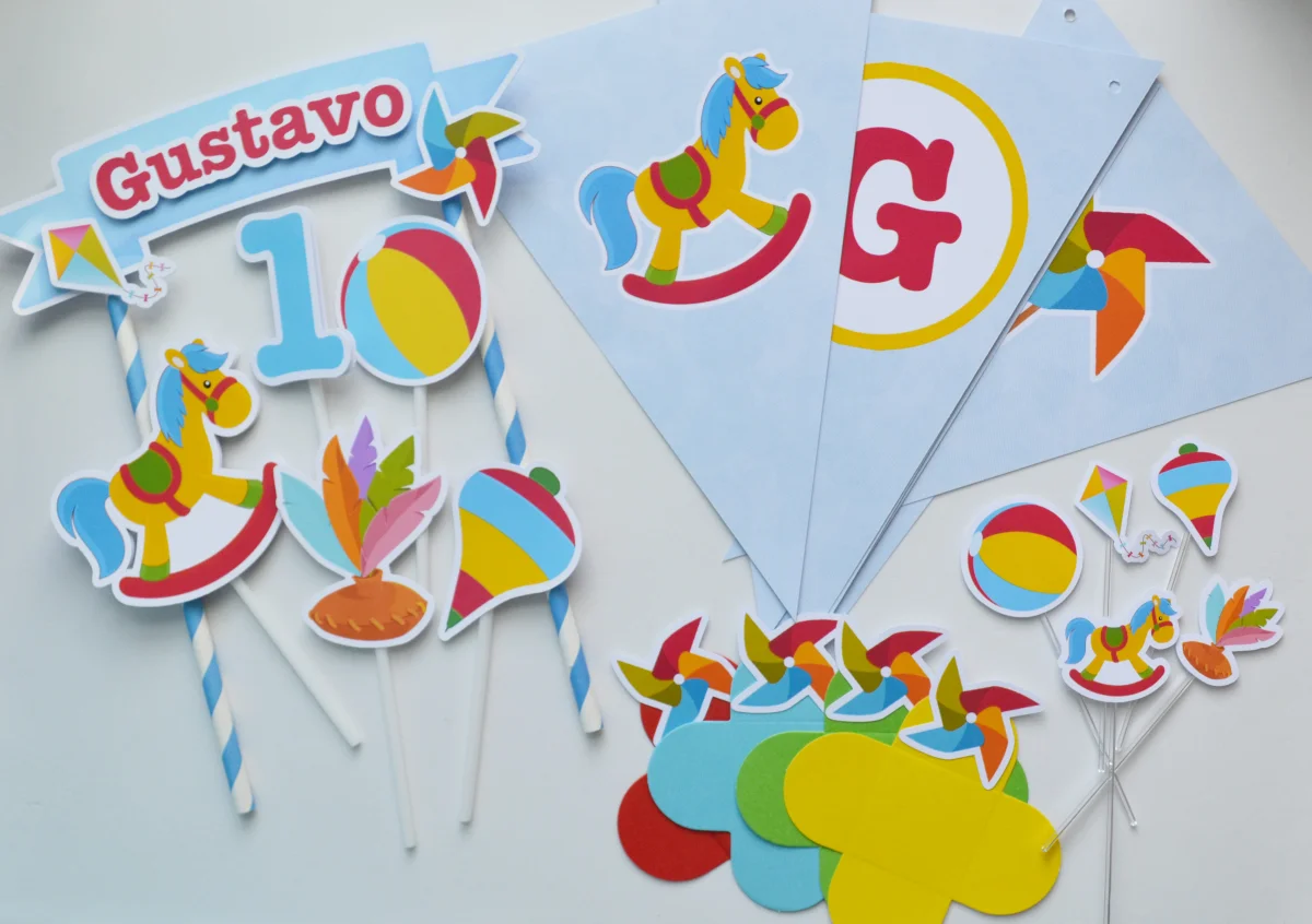 Kit Festa personalizada Brinquedos - Imagem 1