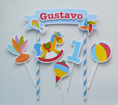 Topo de Bolo Brinquedos