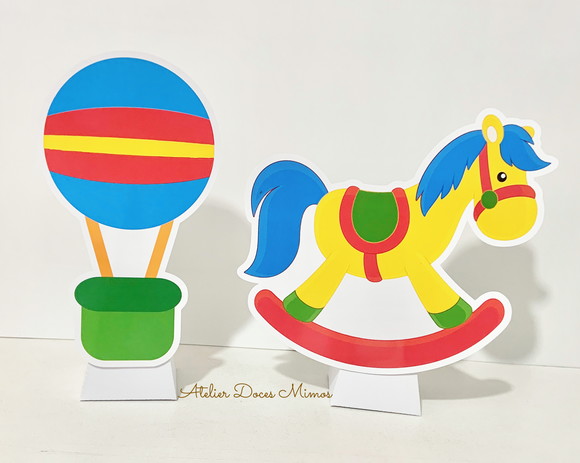 Totem de Mesa Brinquedos c/ Cx Pirâmide - Imagem 2
