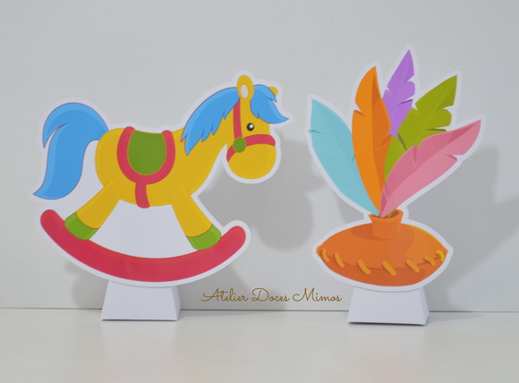 Totem de Mesa Brinquedos c/ Cx Pirâmide - Imagem 3