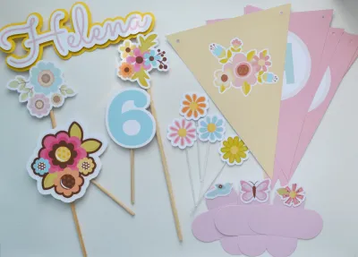 Kit Festa personalizada Flores