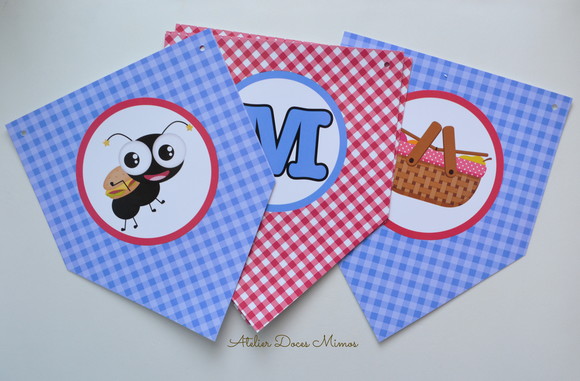 Bandeirolas Picnic - Imagem 2