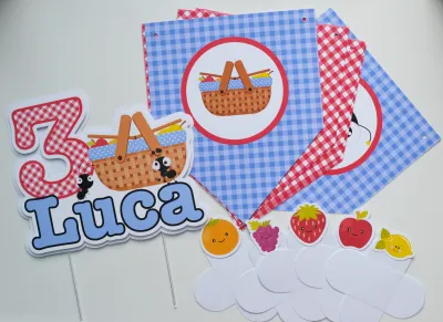 Kit Festa personalizada Picnic