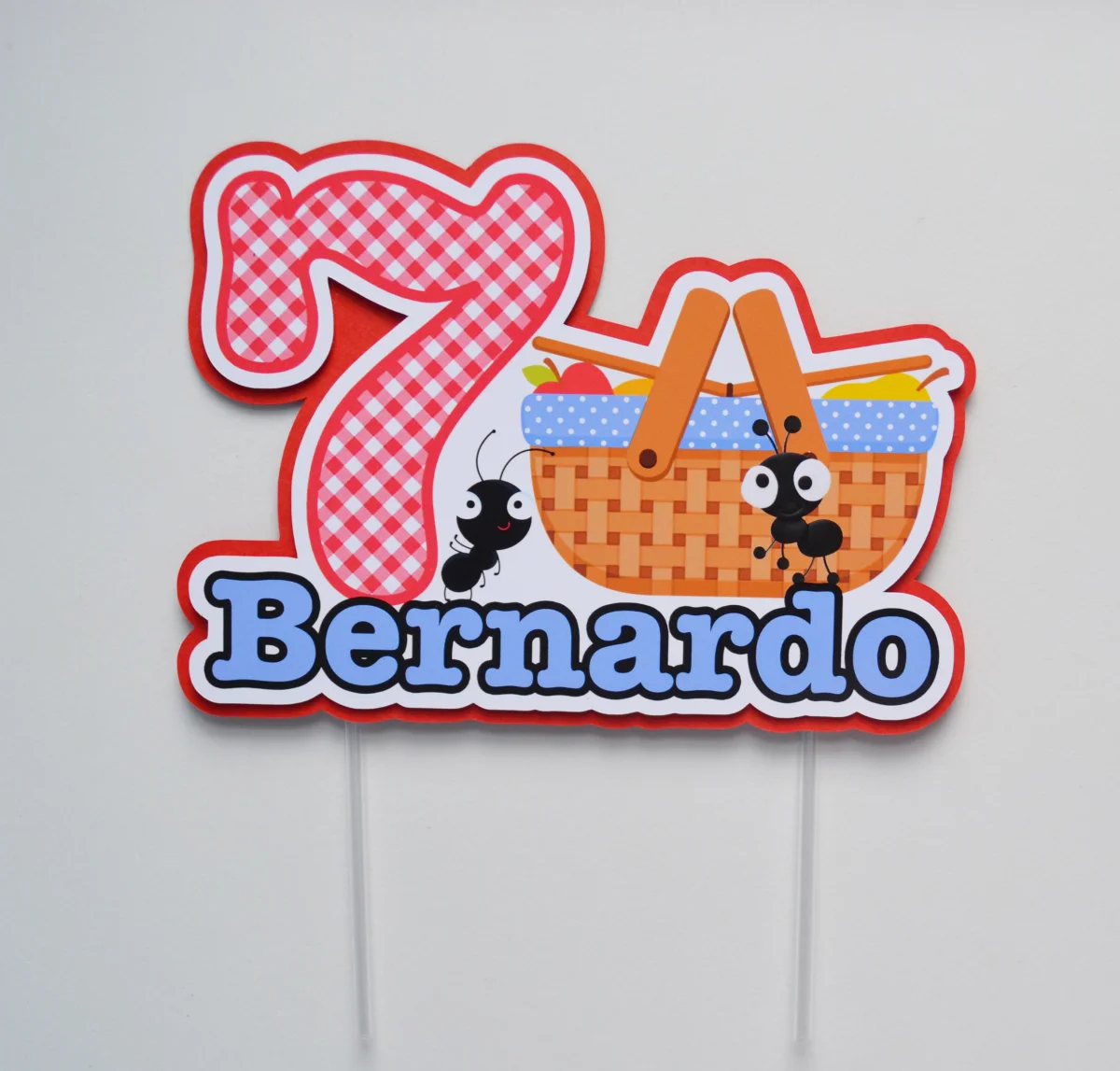 Topo de Bolo Picnic - Imagem 6