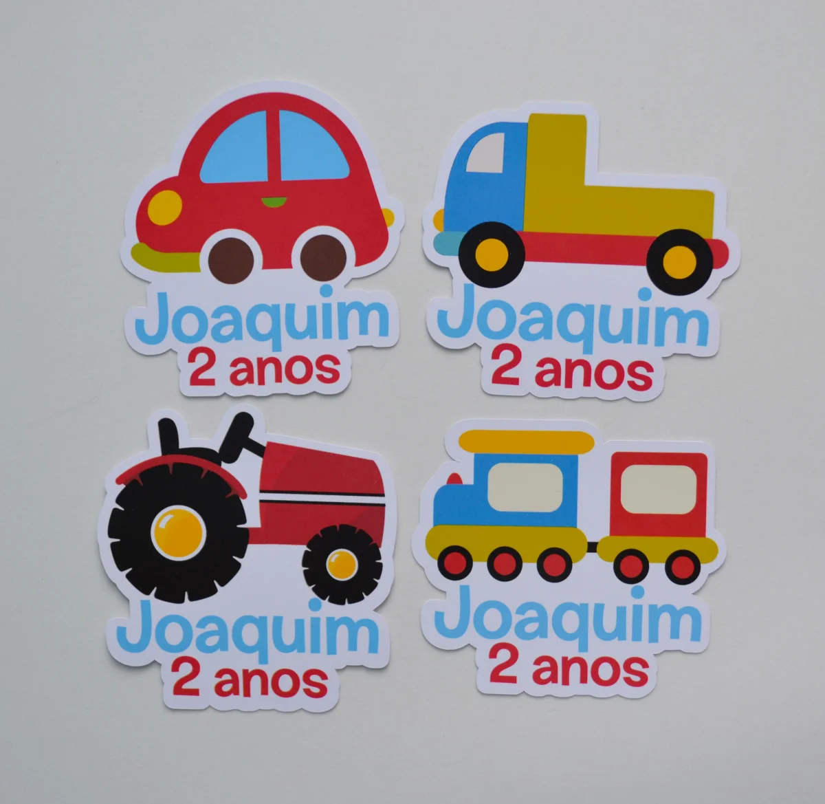 Aplique Tubete Meios de Transporte - 20 unidades - Imagem 1