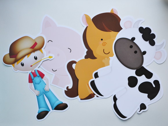 Fazendinha decoração de parede