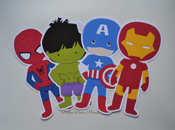 Vingadores decoração de parede
