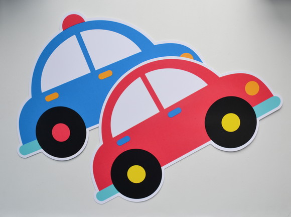 Carrinhos decoração de Parede