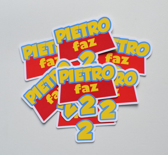 Aplique Tubete Toy Story - 20 unidades