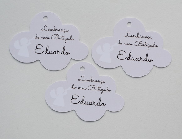 Tag lembrancinha Batizado - 20 unidades - Imagem 2