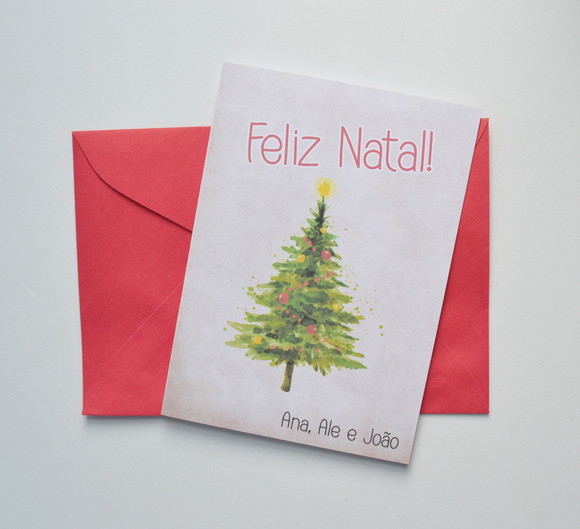 Cartão de Natal Personalizado