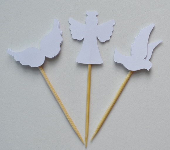 Topper de Doces Batizado (20 Unidades)